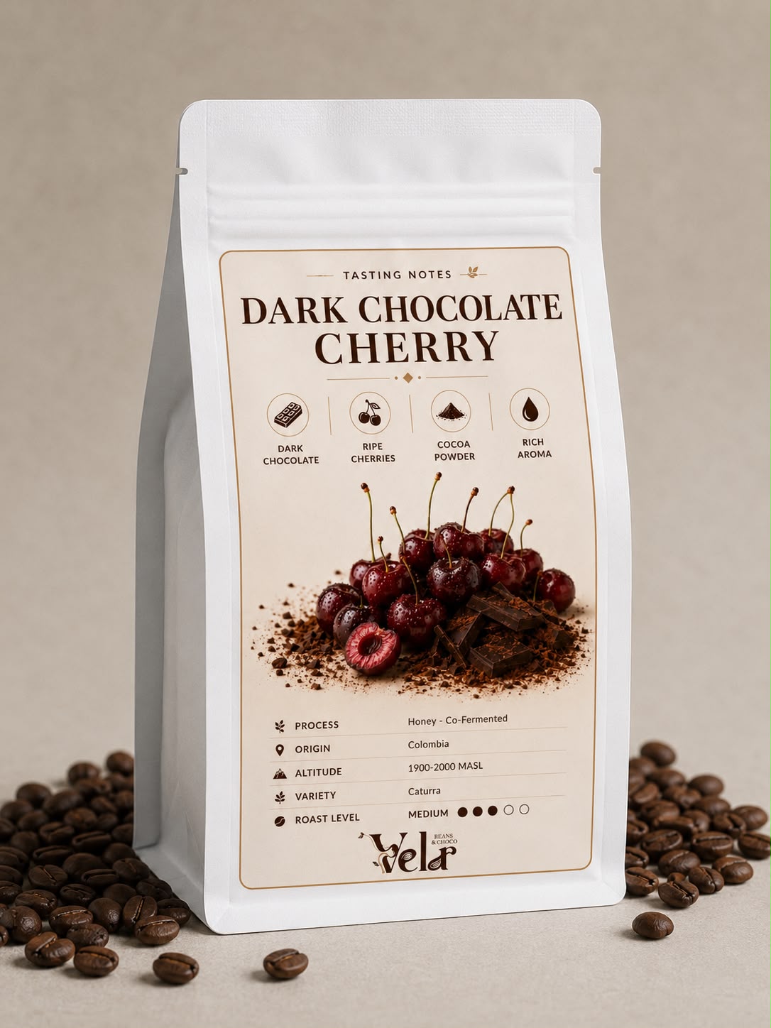 Dark Chocolate Cherry Beans